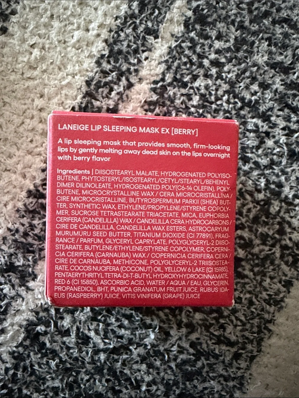 LANEIGE Lip Sleeping Mask EX - Berry Red